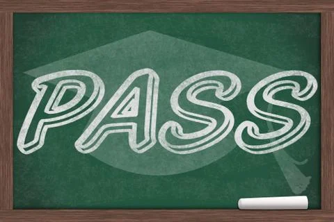 Getting a good grade Stock Illustration