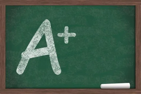 Getting great grades Stock Illustration