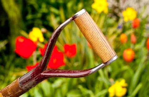 Getting the Handle on Gardening Stock Photos