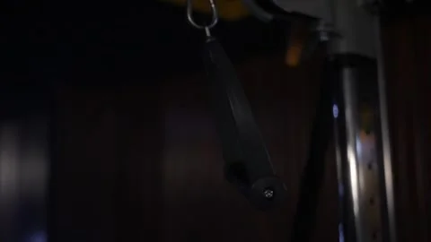 Getting his hand on the handle to workout Видео 247284432