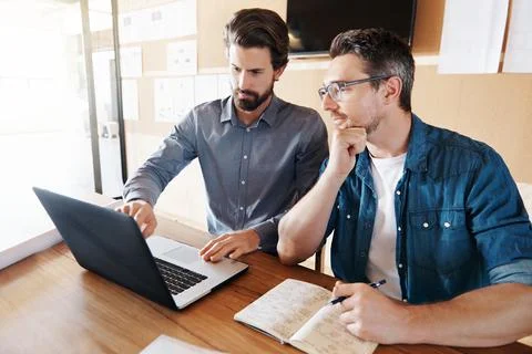Getting his idea across Stock Photos