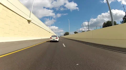 Getting on  the Interstate Stock Footage 24465621