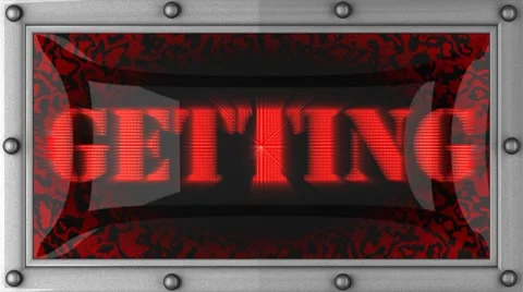 Getting on led Stock Footage 8715732