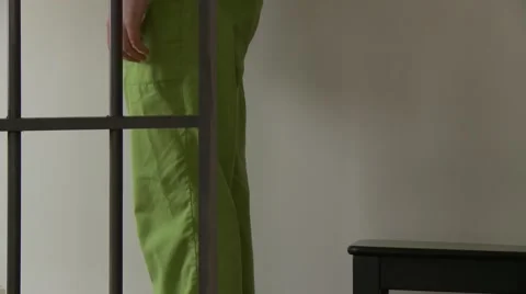 Getting Locked Up (3 of 5) Stock Footage 47214089