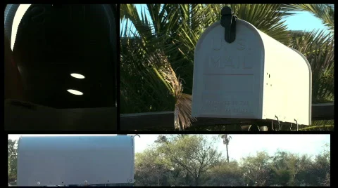 Getting mail montage - HD  Video stock 361836