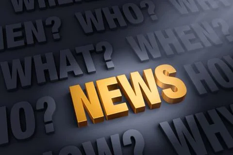 Getting The News Stock Illustration