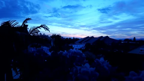 Getting Night Over Ice Stadium Freiburg Stock Footage 166037186