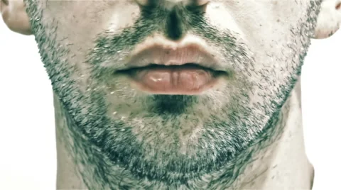 Getting old and growing a beard Stock-Footage 40895553