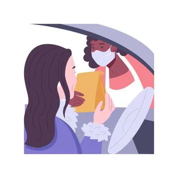 Getting order isolated cartoon vector illustrations. Ilustración de archivo