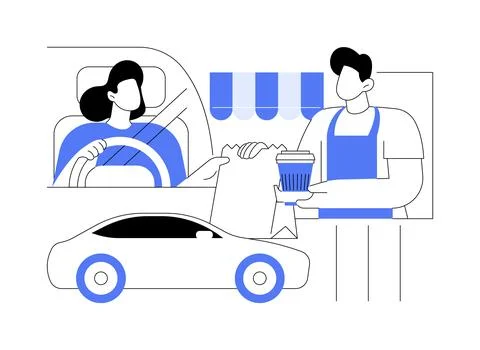 Getting order isolated cartoon vector illustrations. Ilustración de archivo