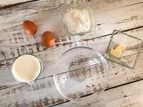 Getting prepared for breakfast Stock Photos