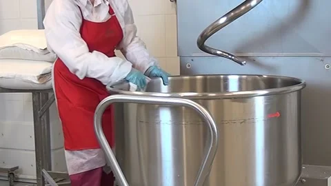 Getting Ready to Bake at the Local Bakery Stock-Footage 321011486