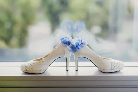 Getting ready bride groom Foto stock