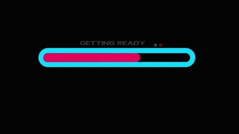 Getting ready loading progress bar motion 库存影片 330760220