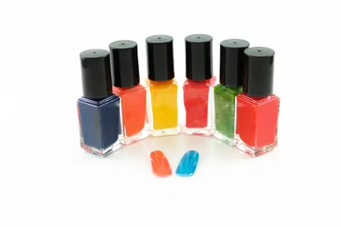 Getting ready for a manicure Stock Photos