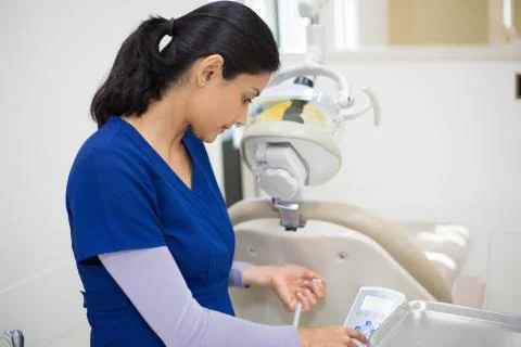 Getting ready for the procedure Stock Photos