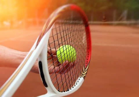 Getting ready to serve Stock Photos