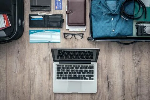 Getting ready for a trip Stock Photos