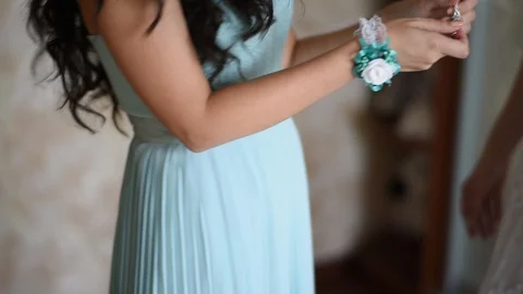 Getting ready for wedding ceremony Stock Footage 86601902
