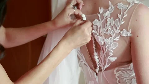 Getting ready for wedding ceremony Video stock 86603947