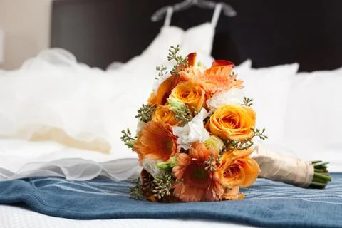 Getting ready for wedding Stock Photos