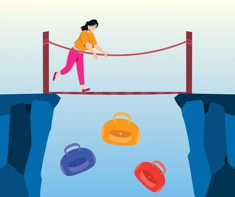 Getting Rid of Excess Baggage イラスト素材