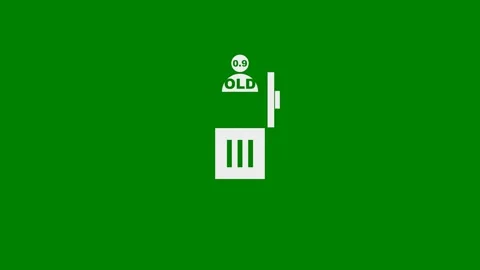 Getting Rid of Old Version of Self - Green Screen, Arial Heavy Font 動画素材 333584388