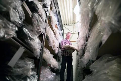 Getting Shop Stock From The Warehouse Stock Photos