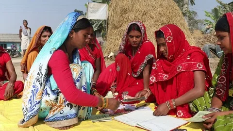 Getting a Small Loan Stock Footage 73406084