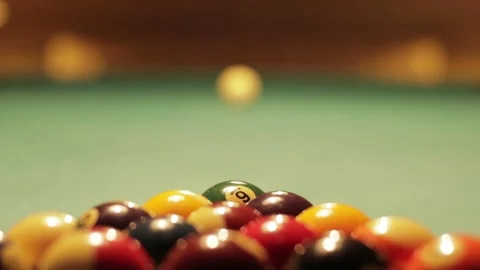Getting started with pool billiard Stock Footage 142222087