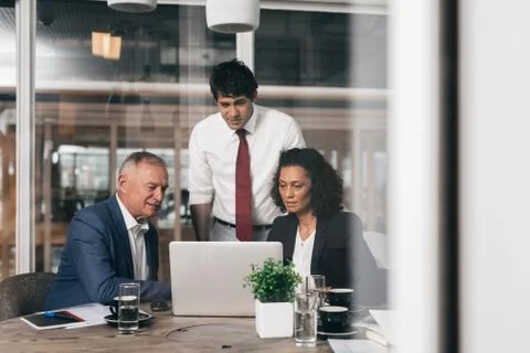 Getting the team involved in the planning Stock Photos