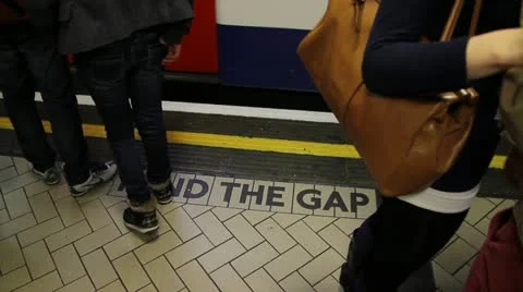 Getting on the train - HD Stock Footage 22311097