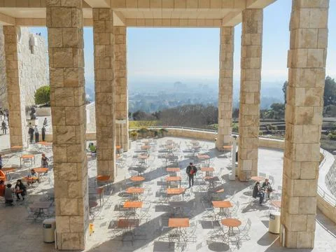 Getty Center in LA Stock Photos
