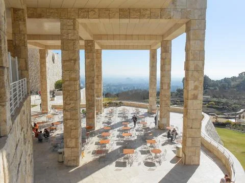 Getty Center in LA Stock Photos