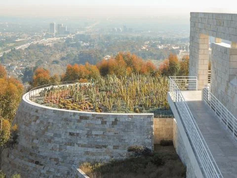 Getty Center in LA Stock Photos