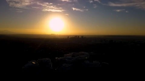 Getty Museum Flyover Stock-Footage 108606639