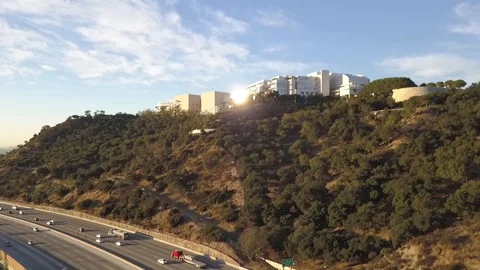 Getty Museum Freeway Dropdown Stock-Footage 108606871