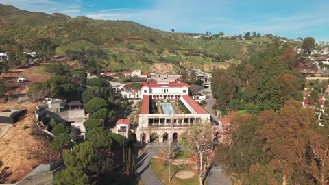Getty-Villa Classical Art Museum in Pacific Palisades Stockbeeldmateriaal 331624528