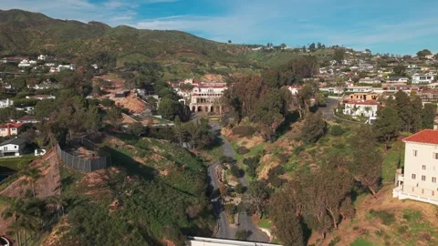 Getty-Villa Classical Art Museum in Pacific Palisades 스톡 동영상 331625192