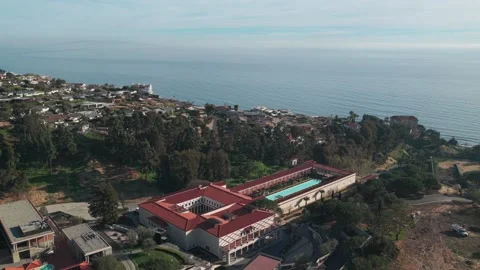Getty-Villa Classical Art Museum in Pacific Palisades Stock-Footage 331700686