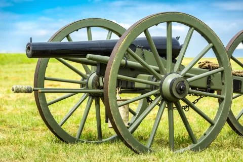 Gettysburg battlefield cannon Stock Photos
