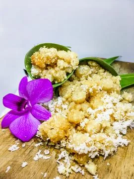 Getuk whitebackground Foto stock