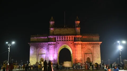 Getway of India Video stock 119328637