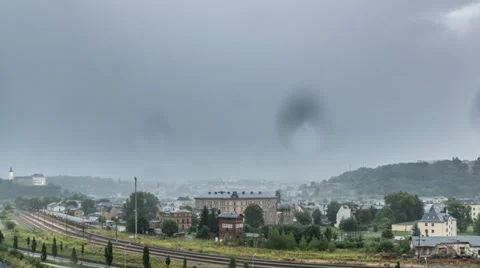 Gewitter 6.8.13 Greiz Stock Footage 32221967