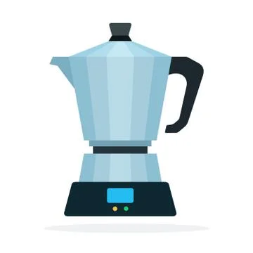 Geyser coffee vector flat isolated Stock Illustration