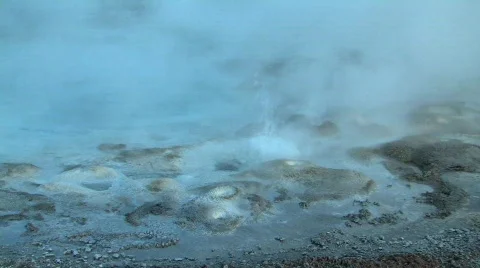 Geyser erupting Stock Footage 122848