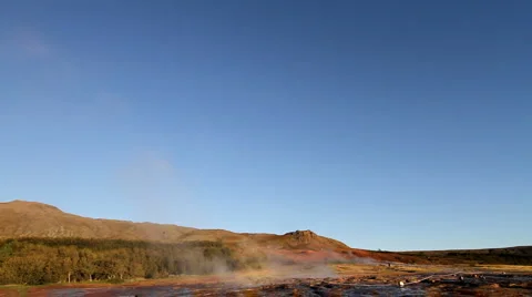 Geyser erupting Video stock 919448