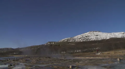 Geyser Erupting Video stock 1117941