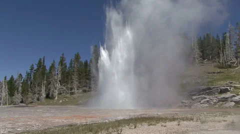Geyser job Stock Footage 27796547