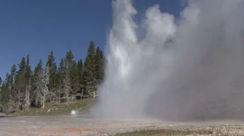 Geyser job Stock Footage 27796760